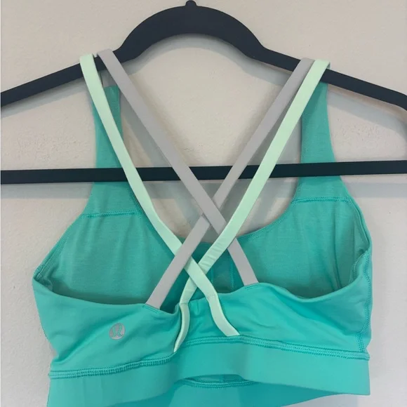 Lululemon Green Energy Sports Bra 6 - Picture 2 of 4